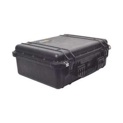Maleta PELICAN 1520, negra uso rudo rellena de espuma, interior 459 X 327 X 171 mm.