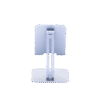 Soporte de Aluminio para IPad & Tablet | Plegable |Angulo Ajustable de 180° y 270° | Base Antideslizante | Protección de Silicona | Amplia Compatibilidad con dispositivos de 7.9'' a 12.9'' | Aluminio Solido | Color Gris
