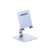 Soporte de Aluminio para IPad & Tablet | Plegable |Angulo Ajustable de 180° y 270° | Base Antideslizante | Protección de Silicona | Amplia Compatibilidad con dispositivos de 7.9'' a 12.9'' | Aluminio Solido | Color Gris