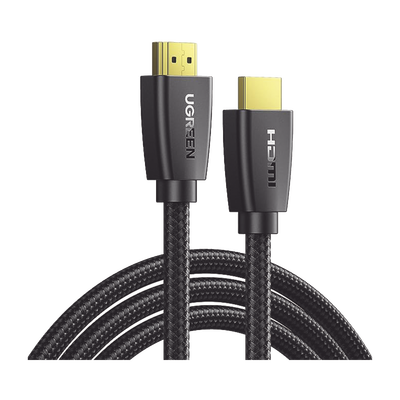 Cable HDMI 2.0 de Nylon Trenzado / 10 m / 4K@60Hz / HDR / 3D / HEC (Canal Ethernet HDMI) / ARC (Canal de Retorno de Audio / Color Profundo de 48 bits / Audio de 32 canales / HDCP 2.2 /Audio DTS: X / 18 Gbps / Blindaje de 4 capas