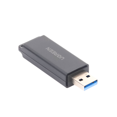 Lector de tarjetas SD portátil USB 3.0 de doble ranura / adaptador de tarjeta de memoria flash concentrador para TF SD Micro SD SDXC SDHC MMC RS-MMC Micro SDXC Micro SDHC UHS-I