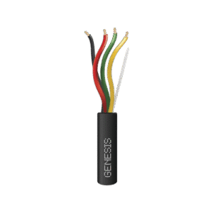 Bobina de Cable de 305m / 4 x 14 AWG / Cable DIRECT BURIAL / Color Negro / Para uso en Intemperie / Uso en Aplicaciones en Sistemas de Detección de Incendio y Sistemas de Evacuación