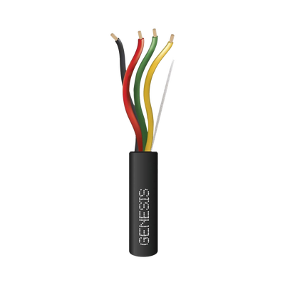 Bobina de Cable 152 Metros / 4 X 18 AWG / Cable DIRECT BURIAL FPL / Para Intemperie / Uso en Aplicaciones en Sistemas de Detección de Incendio y Sistemas de Evacuación