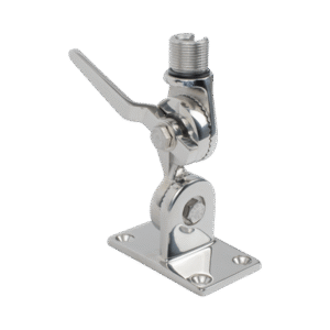 Montaje rotativo de acero inoxidable, 4 posiciones, rosca estándar 1”-14