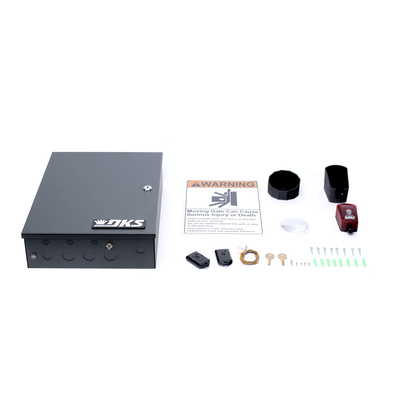 Cuadro de Mando Para Operadores Abatibles Doorking 6006-380 / Soporta Respaldo de Baterias