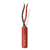 Bobina de 305 Metros / Alambre de Cobre / 2 x 16 AWG / Riser / Tipo FPLR, CL3R, C (UL) FT4 / Color Rojo / Para Aplicaciones en Sistemas de Detección de Incendio y Sistemas de Evacuación Bobina de 305 Metros / Alambre de Cobre / 2 x 16 AWG / Riser / Tipo FPLR, CL3R, C (UL) FT4 / Color Rojo / Para Aplicaciones en Sistemas de Detección de Incendio y Sistemas de Evacuación