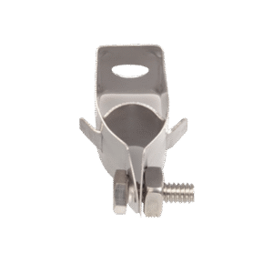 Sujetador tipo mariposa para cable de 1/2" y 3/8". Paquete de 10 piezas.