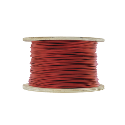 Bobina de 305 Metros de Alambre / 2 x 16 AWG / Riser / Para Aplicaciones de Incendio FPLR / Blindado Sólido Color Rojo