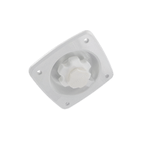 Regulador de presión de agua color blanco. Regulador de presión de agua color blanco.