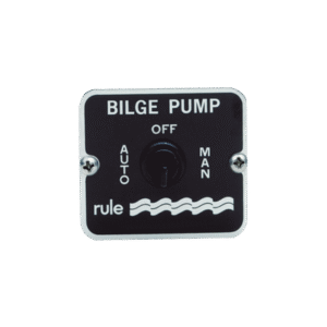 Switch de tres posiciones para control de bombas de achique de 12 o 24 Vcd.