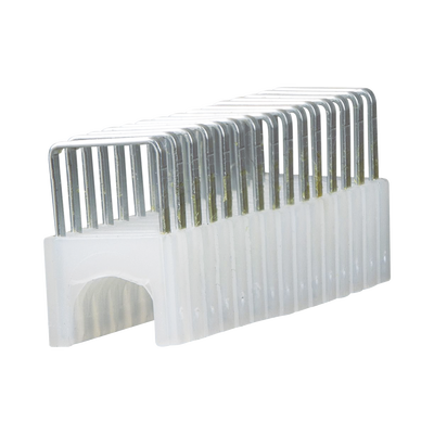 Paquete de 300 Grapas con Aislamiento, para Cables CAT3 y CAT5e, Cable de Altavoz y Cable de seguridad de hasta 1/4'' × 5/16'' (6 mm × 8 mm).