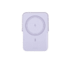 Power Bank Serie UNO Inalambrico | 10000mAh | 7.5W/20W | Con Emojis de Estado | Carga Rápida USB-C Bidireccional | Pantalla TFT Inteligente | Con Holder | Color Purple.
