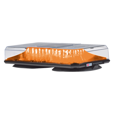 Mini barra de luces Highlighter LED, color Ámbar, Montaje de Succión e Imán, Ideal para Seguridad Privada