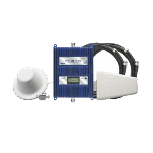 KIT Amplificador de señal celular 4G LTE, 3G y VOZ. Especial para cubrir áreas de hasta 5000 Metros Cuadrados por ser de grado comercial e industrial. Soporta múltiples operadores, tecnologías y usuarios.