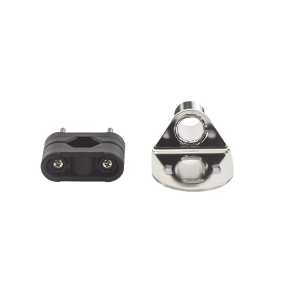 Soporte para antenas marinas con adaptadores de nailon para ajustarse a rieles cuadrados o redondos verticales u horizontales de 7/8″, 1″ y 11⁄4″