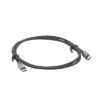 Cable USB-C a USB-C | 1 Metro | Transferencia de datos de 480 Mbps | Carga Rápida de hasta 60W | QC 4.0/3.0/2.0 | PD3.0 | FPC | AFC | Protección Integrada | Caja de Aluminio | Nylon Trenzado | Color Negro.