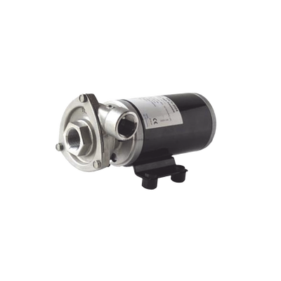 Bomba centrifuga Cyclone de alta presión a 12 Vcd, caudales de 21 GPM, presión máxima de 17 psi, en acero inoxidable Bomba centrifuga Cyclone de alta presión a 12 Vcd, caudales de 21 GPM, presión máxima de 17 psi, en acero inoxidable