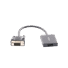 Entrada: VGA Macho / Salida: HDMI Hembra / Resolución de 1080P@60Hz / Puerto Estéreo de 3.5 mm / Plug and Play, Sin Controlador / Longitud del Cable 15 cm. / Incluye Cable de Alimentacion USB / Incluye Cable de Audio de 3.5mm.