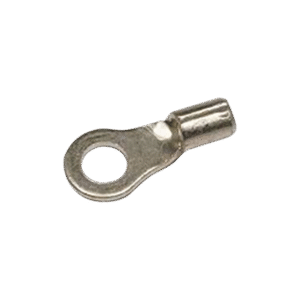 Terminal de Ojo Número 8, Sin Forro para Cables AWG 16-14.