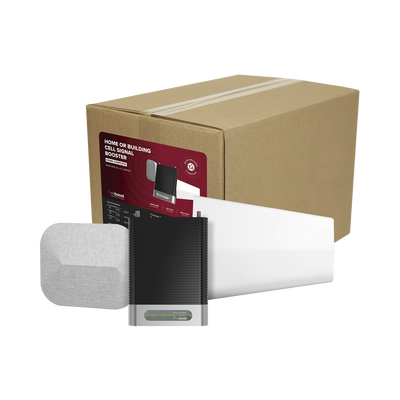 KIT Amplificador de Señal Celular, HOME COMPLETE | Mejora la Señal Celular de todos los Operadores | Cubre áreas de hasta 1200 m²