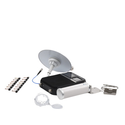 KIT Amplificador de señal celular 4G LTE, 3G y VOZ. Especial para cubrir áreas de hasta 1600 m² por ser de grado comercial e industrial. Soporta múltiples operadores, tecnologías y usuarios.