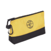 KIT 5 Bolsos Ultra Resistentes para Herramientas con Base y cierre Zipper, Colores: gris claro, amarillo, naranja, azul, gris oscuro. Todos con Mosquetones de Aluminio.
