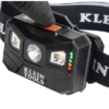Lámpara Luz LED Frontal Recargable de 400 Lúmenes, Apagado Automático, con Correa de Tela, Adaptable y Ajustable a Gorros, Cascos, Cachuchas o directo a Frente Humana (Tipo Minero)