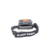 Lámpara Luz LED Frontal Recargable de 400 Lúmenes, Apagado Automático, con Correa de Tela, Adaptable y Ajustable a Gorros, Cascos, Cachuchas o directo a Frente Humana (Tipo Minero)