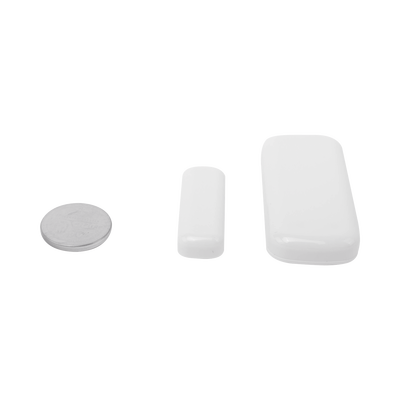 Contacto Magnetico Inalámbrico de Largo Alcance Super Estetico para Puertas y Ventanas / Batería de Larga Duración 3-5 años