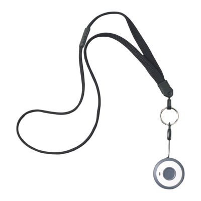 Botón de Pánico, Puede Usarse Alrededor del Cuello, en una Pulsera, un Clip o Montarse en Escritorio / Batería de Larga Duración 3-5 años Botón de Pánico, Puede Usarse Alrededor del Cuello, en una Pulsera, un Clip o Montarse en Escritorio / Batería de Larga Duración 3-5 años