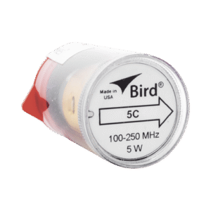Elemento de 5 Watt en linea 7/8" para Wattmetro BIRD 43 en Rango de Frecuencia de 100 a 250 MHz.