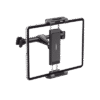 Soporte de Celular para Reposacabezas de automóvil / Compatibilidad con dispositivos de 4.7'' a 12.9'' / Ajustable de 101-144mm / Rotación de 360° / Goma Anti-Arañazos / Diseño Plegable / Anti Vibración / Aluminio +