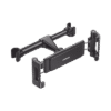 Soporte de Celular para Reposacabezas de automóvil / Compatibilidad con dispositivos de 4.7'' a 12.9'' / Ajustable de 101-144mm / Rotación de 360° / Goma Anti-Arañazos / Diseño Plegable / Anti Vibración / Aluminio +