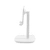 Soporte para Telefono Celular & Tablet / Ajustable de 5° a 45° / Base Antideslizante / Proteccion de Silicona / ABS / Amplia Compatibilidad con dispositivos de 4'' a 7.9'' / Color Blanco
