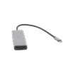 HUB USB-C Multifuncional a HDMI 4K@60Hz / HDCP2.2 / HDR10/3D / 2 Puertos USB3.0 / Lector de Tarjetas SD+TF (Uso Simultáneo) / USB C PD 100W / 6 en 1