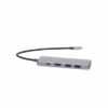 HUB USB-C Multifuncional a HDMI 4K@60Hz / HDCP2.2 / HDR10/3D / 2 Puertos USB3.0 / Lector de Tarjetas SD+TF (Uso Simultáneo) / USB C PD 100W / 6 en 1