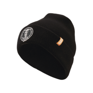 Gorro Negro de Tejido Grueso para Instaladores, con Logo KLEIN TOOLS Vintage. Gorro Negro de Tejido Grueso para Instaladores, con Logo KLEIN TOOLS Vintage.