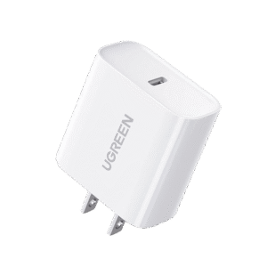 Cargador USB-C de 20W | 1 USB-C de Carga Rápida | QC4.0+ | PD3.0 | PPS | BC1.2| Carga Inteligente | Chip PWM | Múltiple Protección | Mayor Eficiencia Energética | Tamaño Compacto | Carcasa Ignifuga | Color Blanco.