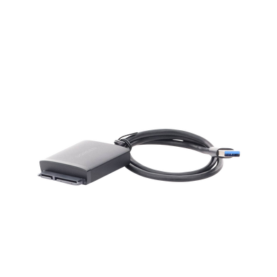 Adaptador USB 3.0 a SATA III | Compatible con Disco Duro HDD y SSD de 2.5" y 3.5" de hasta 12 TB | Velocidad USB 3.0 de hasta 5 Gbps | Alta Velocidad con UASP & TRIM | Cable de 50 cm.