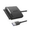 Adaptador USB 3.0 a SATA III | Compatible con Disco Duro HDD y SSD de 2.5" y 3.5" de hasta 12 TB | Velocidad USB 3.0 de hasta 5 Gbps | Alta Velocidad con UASP & TRIM | Cable de 50 cm.