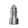 Cargador de Auto 52.5W | Puerto USB-A y USB-C | Carga Rápida | Compatible con Vehículos de 12 y 24 VCD | PD3.0 + QC3.0 | Chip Inteligente | Diseño Compacto Mayor Eficiencia Energética | Caja de Aluminio.