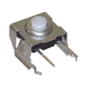 Interruptor Táctil en Ángulo Recto / PCB, SPST, 50 mA, 12 Vcc (RoHS), para Mic. KMC-22