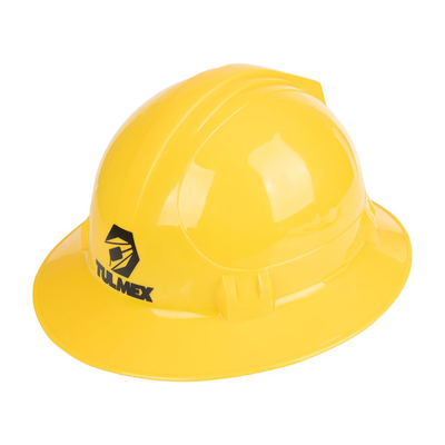 Casco de Seguridad Tipo ala Ancha / Color Amarillo Casco de Seguridad Tipo ala Ancha / Color Amarillo