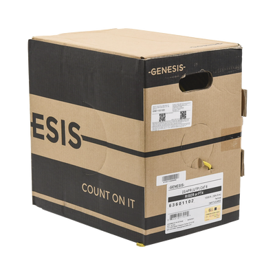 Bobina de Cable de 305 Metros UTP Cat6 Riser / Color Amarillo / UL, CMR, Probado a 350 Mhz / Para Aplicaciones de CCTV, Redes de Datos, IP megapixel, Control RS485 Bobina de Cable de 305 Metros UTP Cat6 Riser / Color Amarillo / UL, CMR, Probado a 350 Mhz / Para Aplicaciones de CCTV, Redes de Datos, IP megapixel, Control RS485