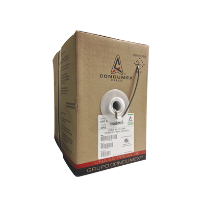 Caja de 1000 ft ( 305 m ) / 4 X 24 AWG / Cable TELEFÓNICO EK-TEL-CMR / Uso Interior Caja de 1000 ft ( 305 m ) / 4 X 24 AWG / Cable TELEFÓNICO EK-TEL-CMR / Uso Interior