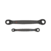 Juego de 2 llaves Estriadas de Matraca 4 en 1 con 8 Medidas Inglesas 1/2-5/8", 3/4-9/16", 1/4-3/8", 7/16-5/16"