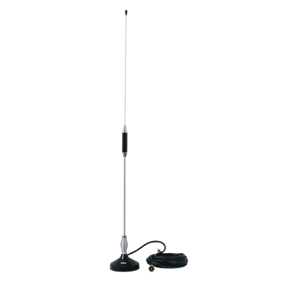 Antena Móvil para Rango de Frecuencia de Banda Civil (CB) 26.960 - 27.400 MHz. Antena Móvil para Rango de Frecuencia de Banda Civil (CB) 26.960 - 27.400 MHz.