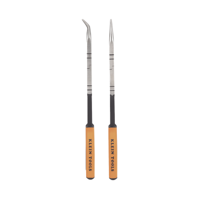 Juego de 2 Pinzas de Punta Doblada y Punta de Aguja de Gran Alcance 33 cm