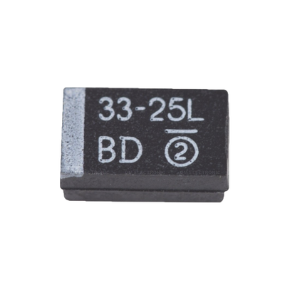 Capacitor Electrolítico de Tantalio SMD (2917) de 33 µFd, 25 Volt, para Amplificador PA3-1FE-RXRF.