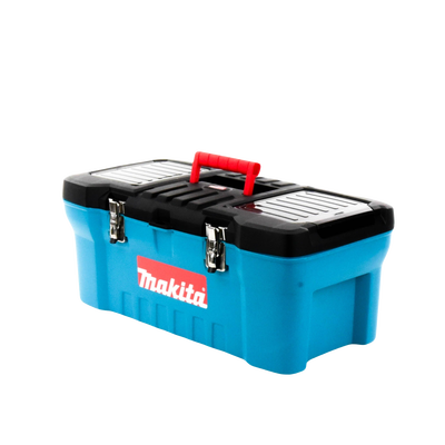 Caja de herramientas de 24" con doble cerradura de metal (60 x 25 x 30 cm)